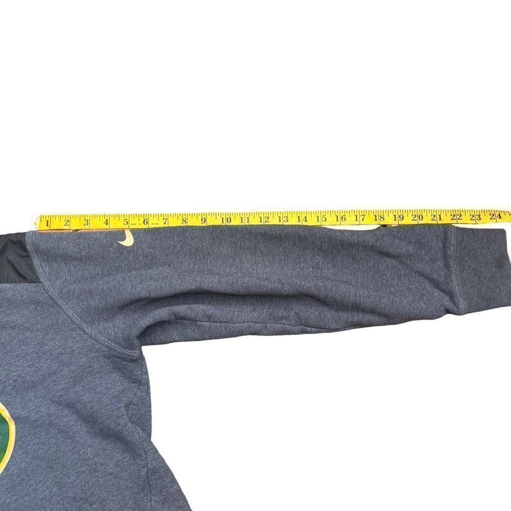 NFL TEAM APPAREL NIKE GREEN BAY PACKERS Grey Drawstring Hoodie Size Medium - Picture 11 of 11